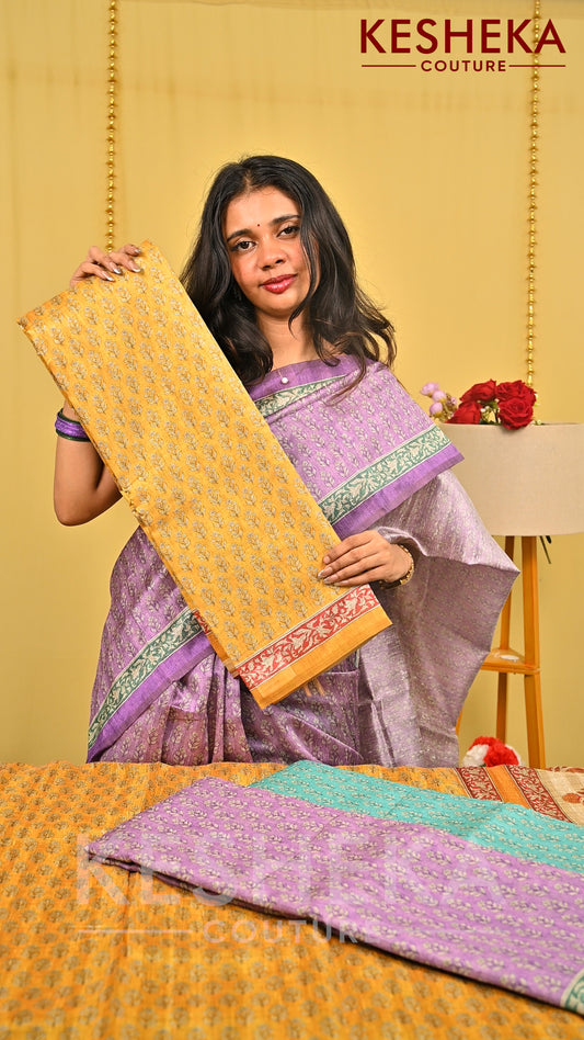 Semi Tussar Saree
