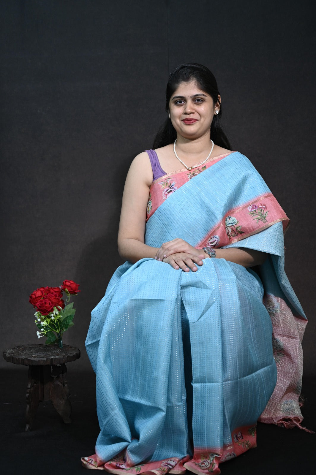 Ghicha Tussar Saree