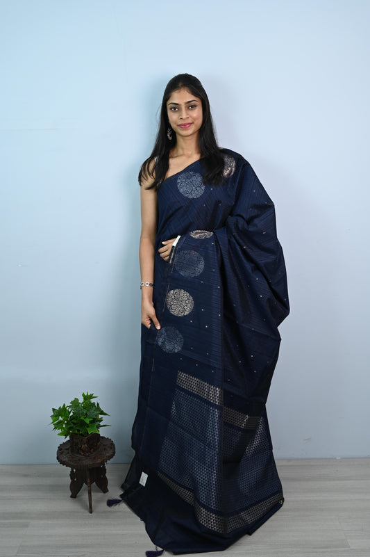 Jute Silk Saree