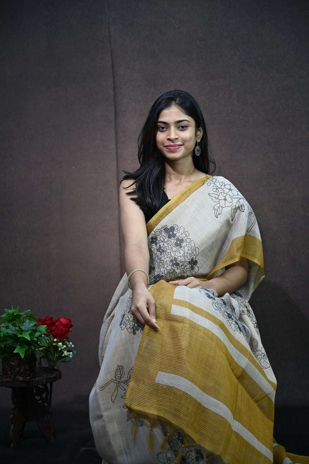 Linen Sarees