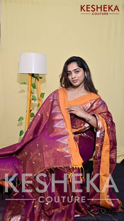 Tissue Chanderi Silk Saree