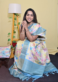 Semi Korean Tussar Saree