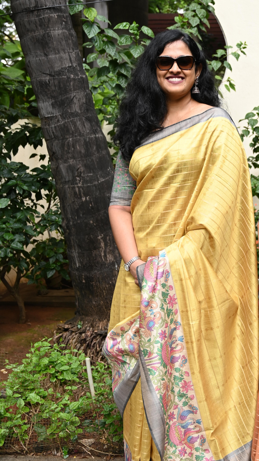 Munga Tussar Saree