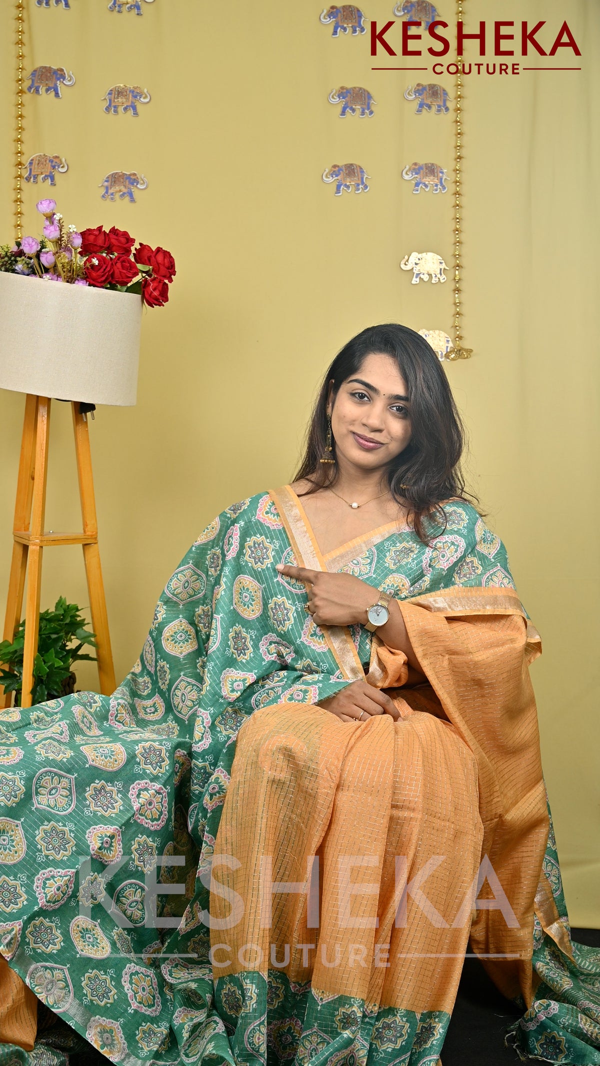 Semi Mangalagiri Silk Sarees