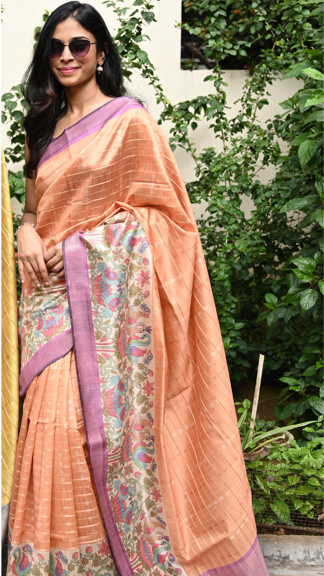 Munga Tussar Saree