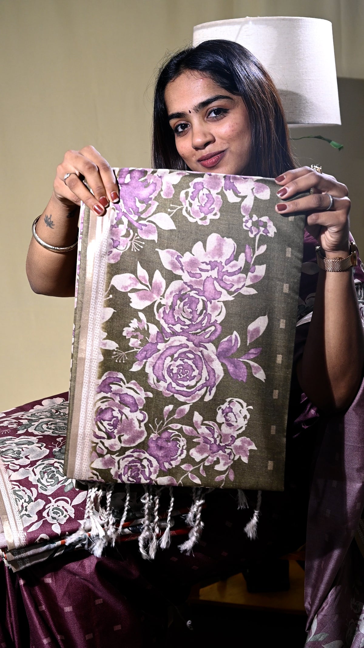 Semi Tussar Saree