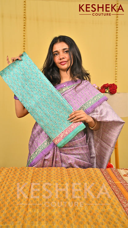 Semi Tussar Saree