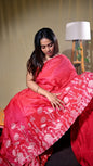 Kota Silk Saree with Applique Work