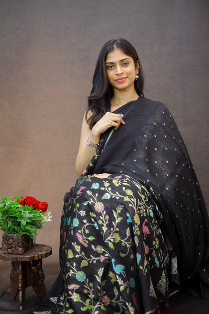 Tussar Georgette Silk