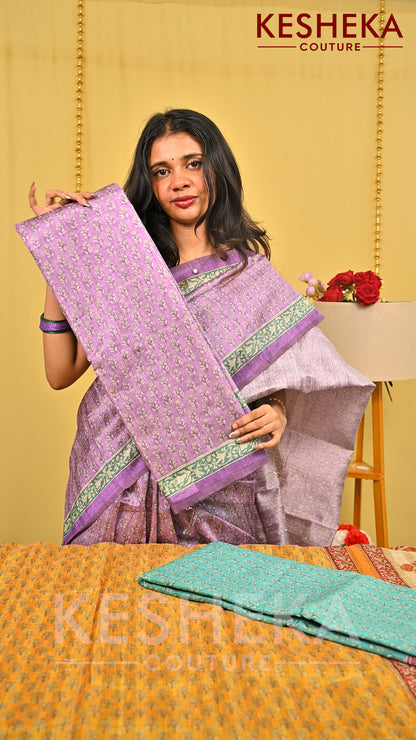 Semi Tussar Saree
