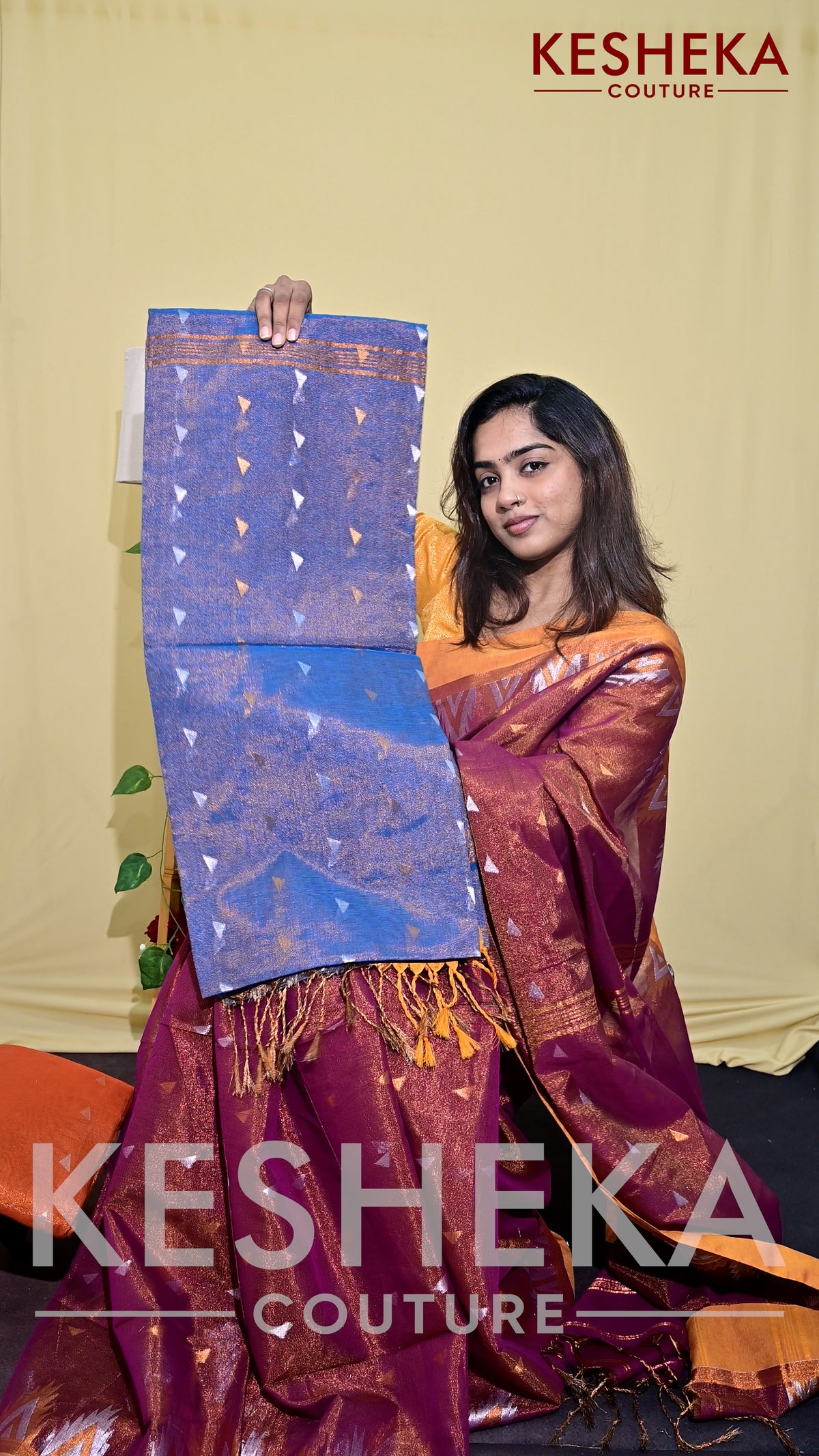 Tissue Chanderi Silk Saree
