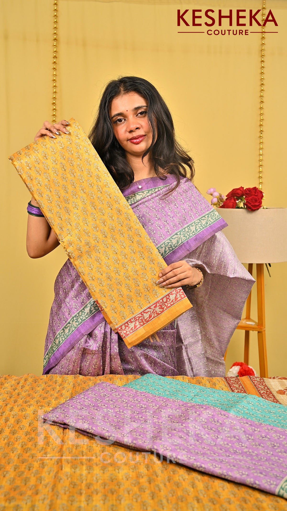 Semi Tussar Saree