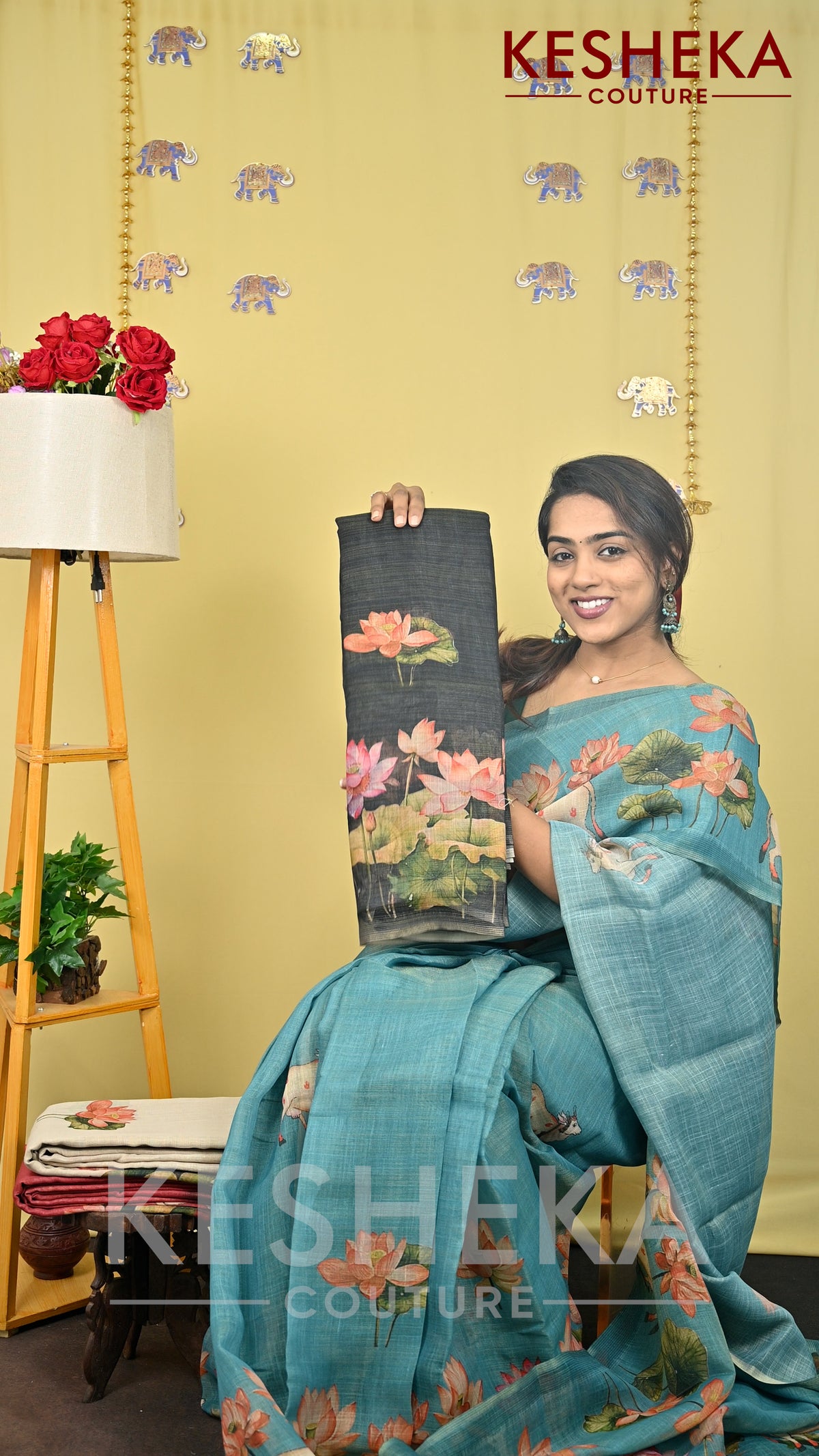 Linen Tissue Saree