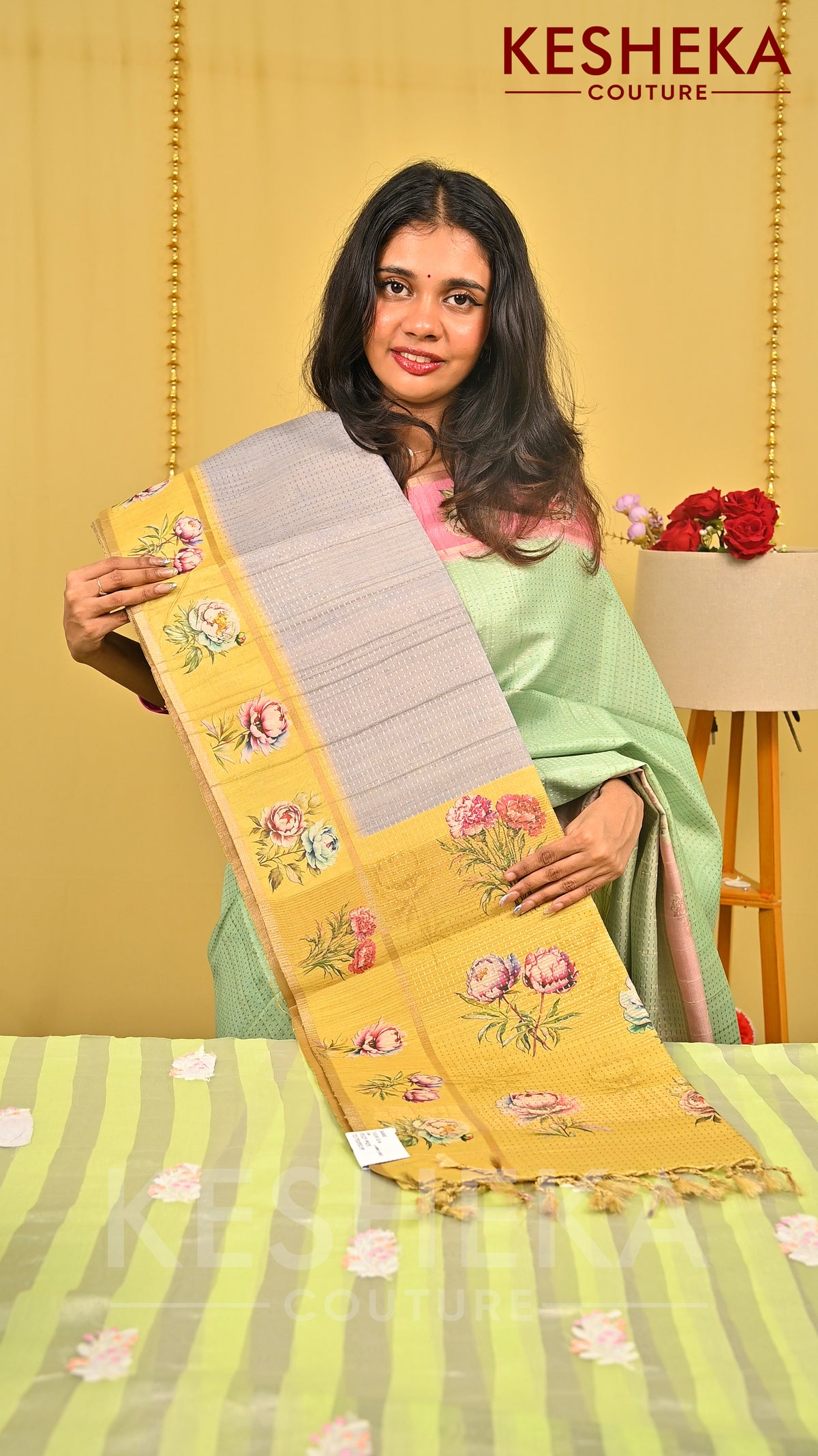 Jute Tussar Saree