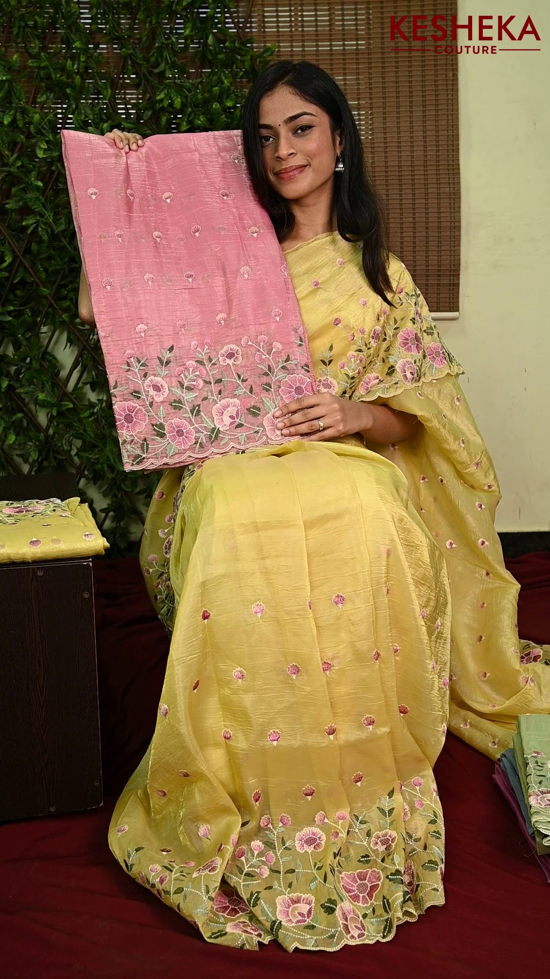 Butter Tissue Sarees