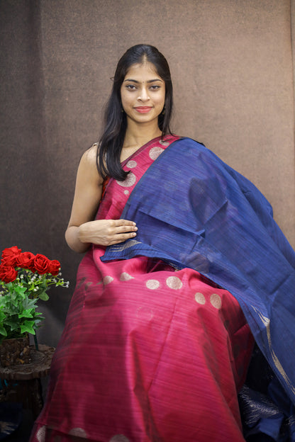 Jute Silk Saree