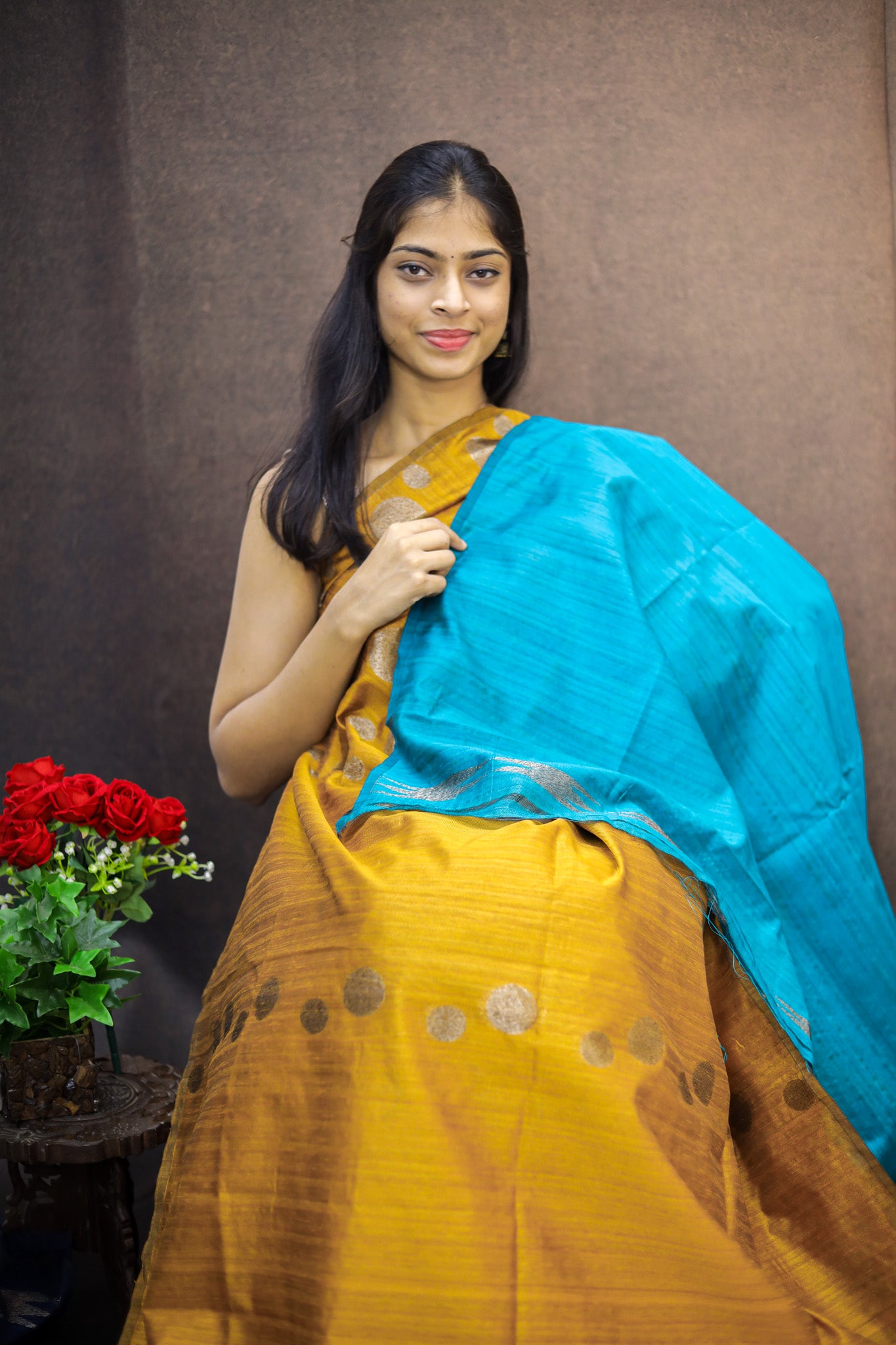 Jute Silk Saree