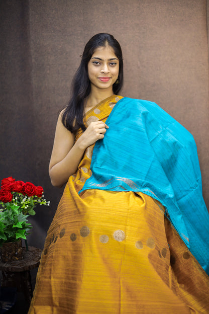 Jute Silk Saree