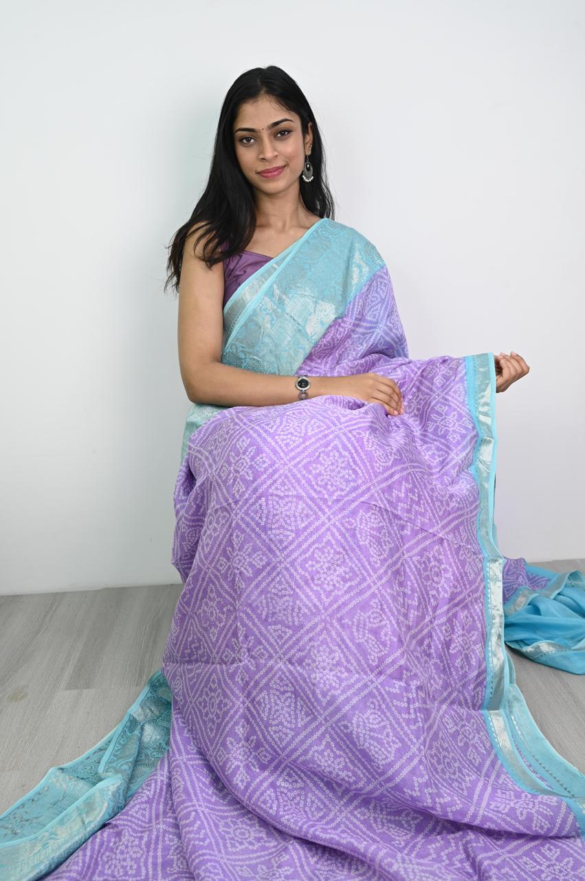 Pure Handloom Mangalagiri Silk Sarees
