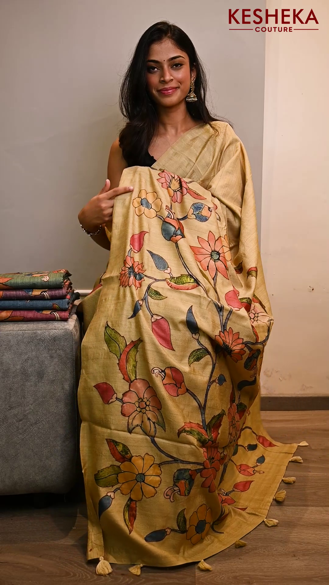 Matka Tussar Sarees