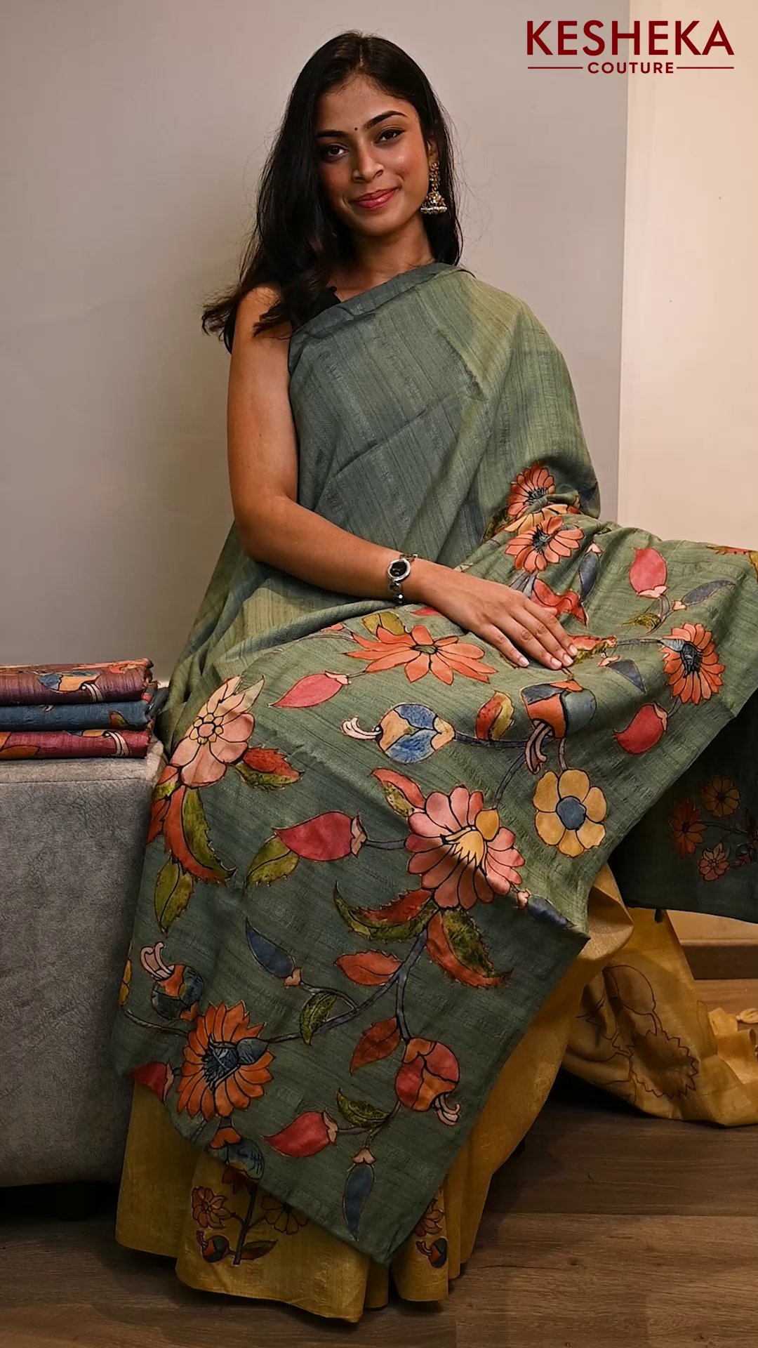 Matka Tussar Sarees