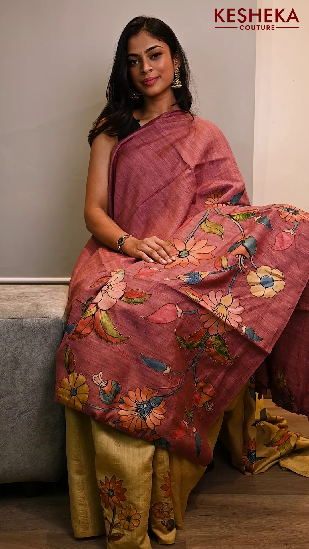 Matka Tussar Sarees