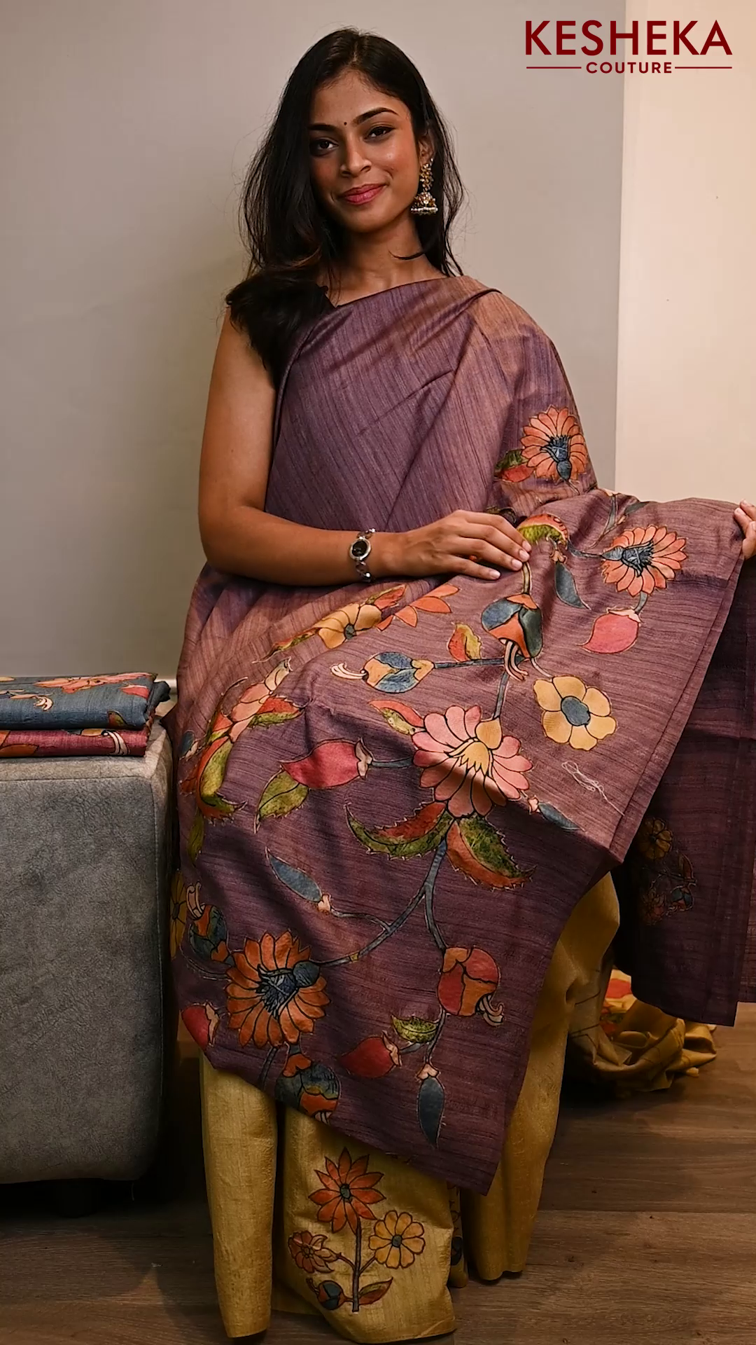 Matka Tussar Sarees