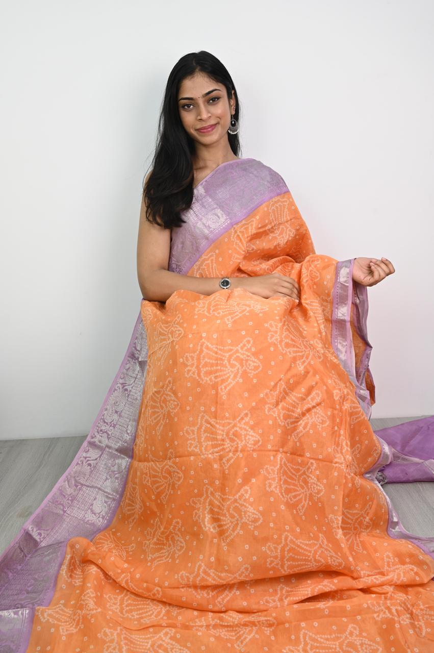 Pure Handloom Mangalagiri Silk Sarees