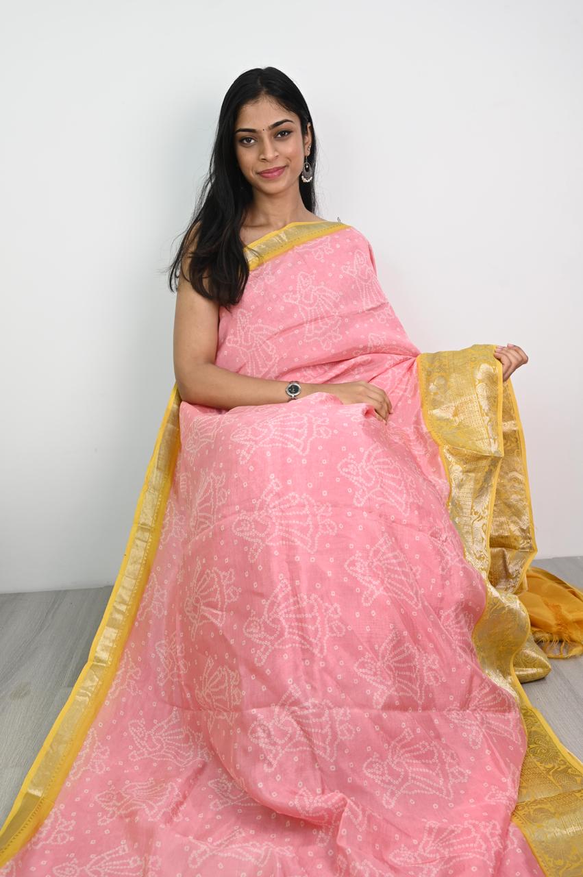 Pure Handloom Mangalagiri Silk Sarees