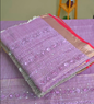 Linen Embroidery Saree