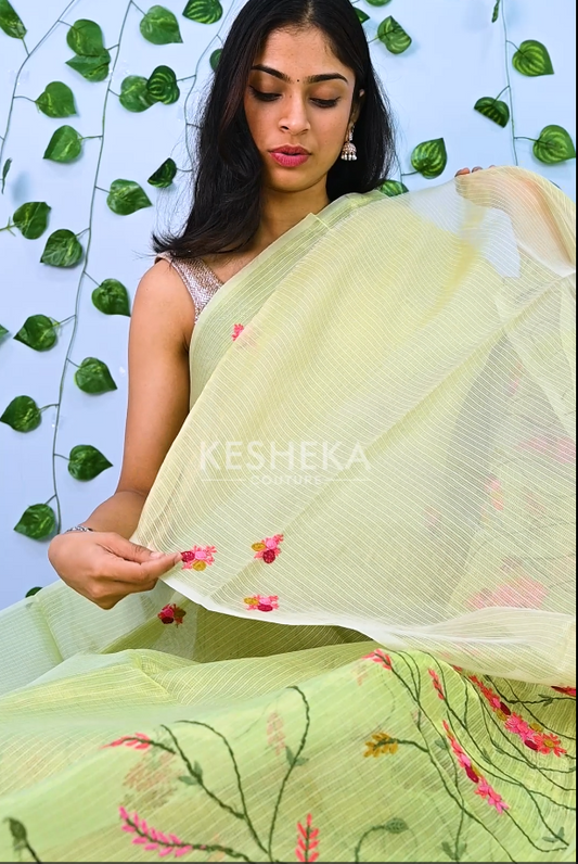 Banarasi Tissue Kota silk