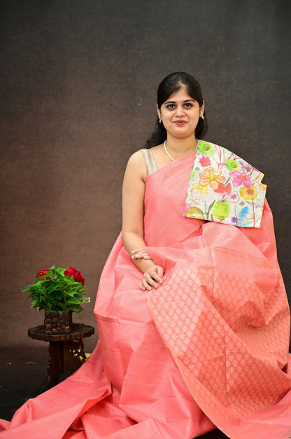 Bhagalpur Tussar silk saree