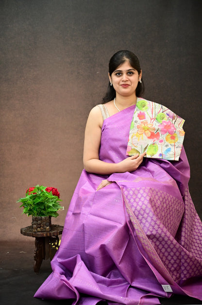 Bhagalpur Tussar silk saree