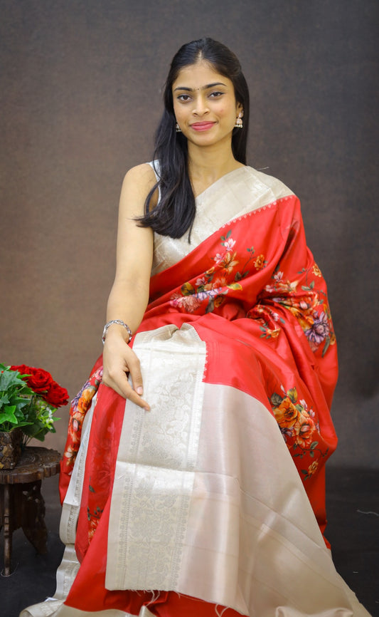 Crepe Satin Saree