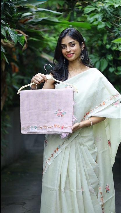 Kota Silk with Embroidery Work