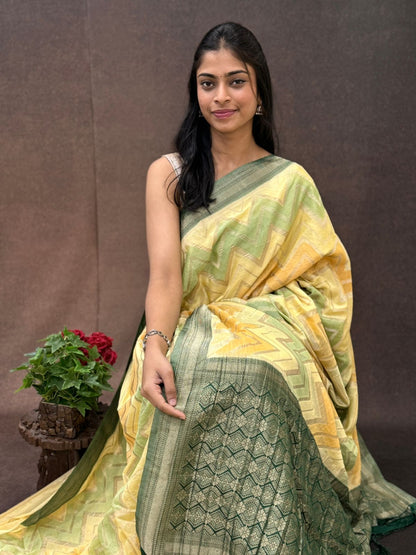 Tussar Georgette Saree