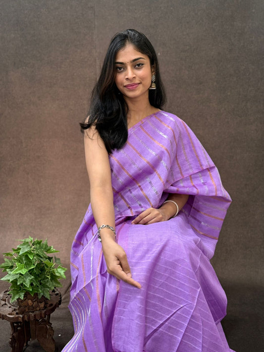 Munga Tussar silk saree
