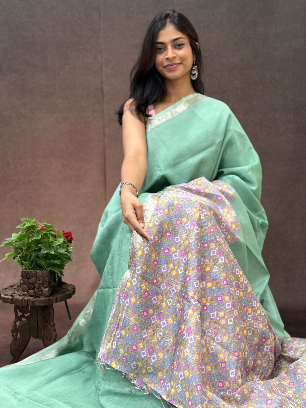 Pure Mangalagiri Silk