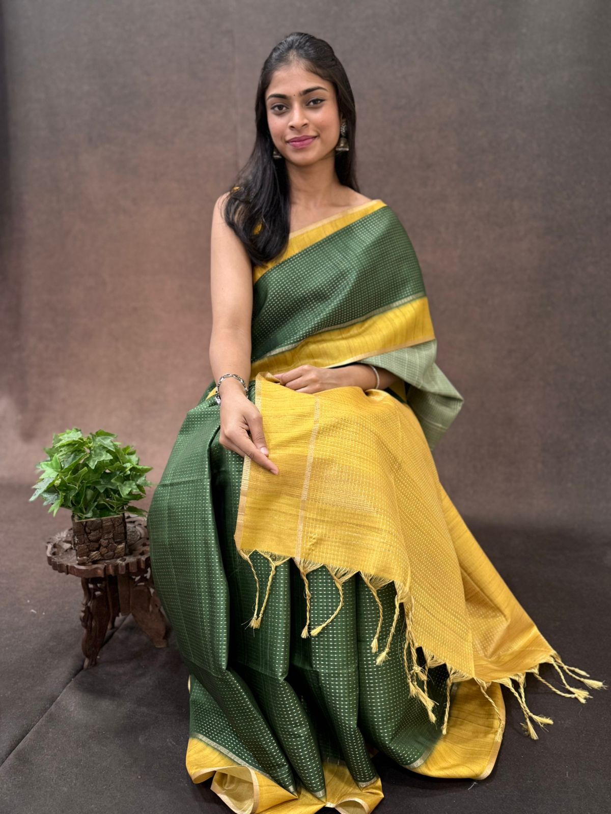 Jute Silk Saree