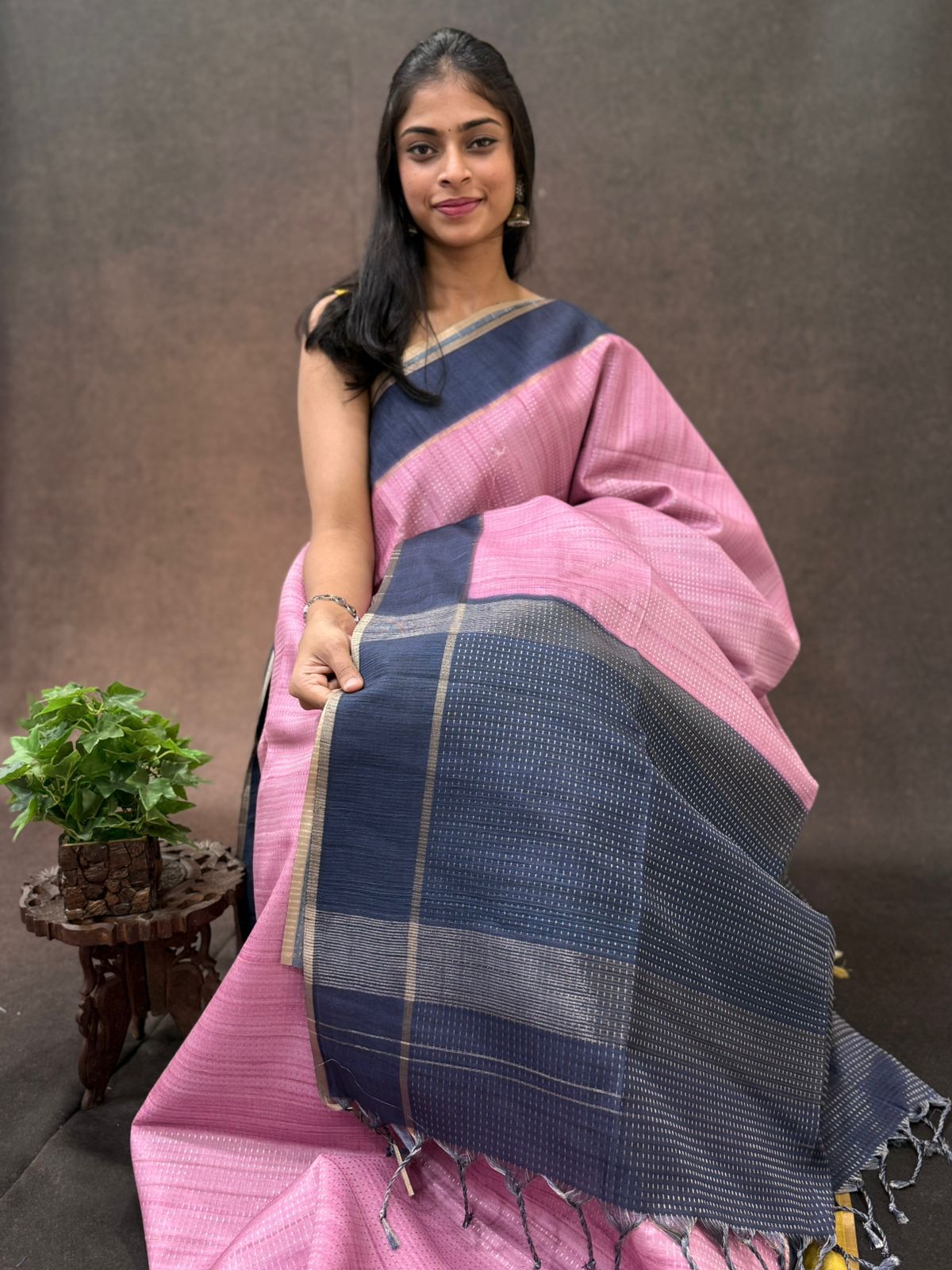 Jute Silk Saree