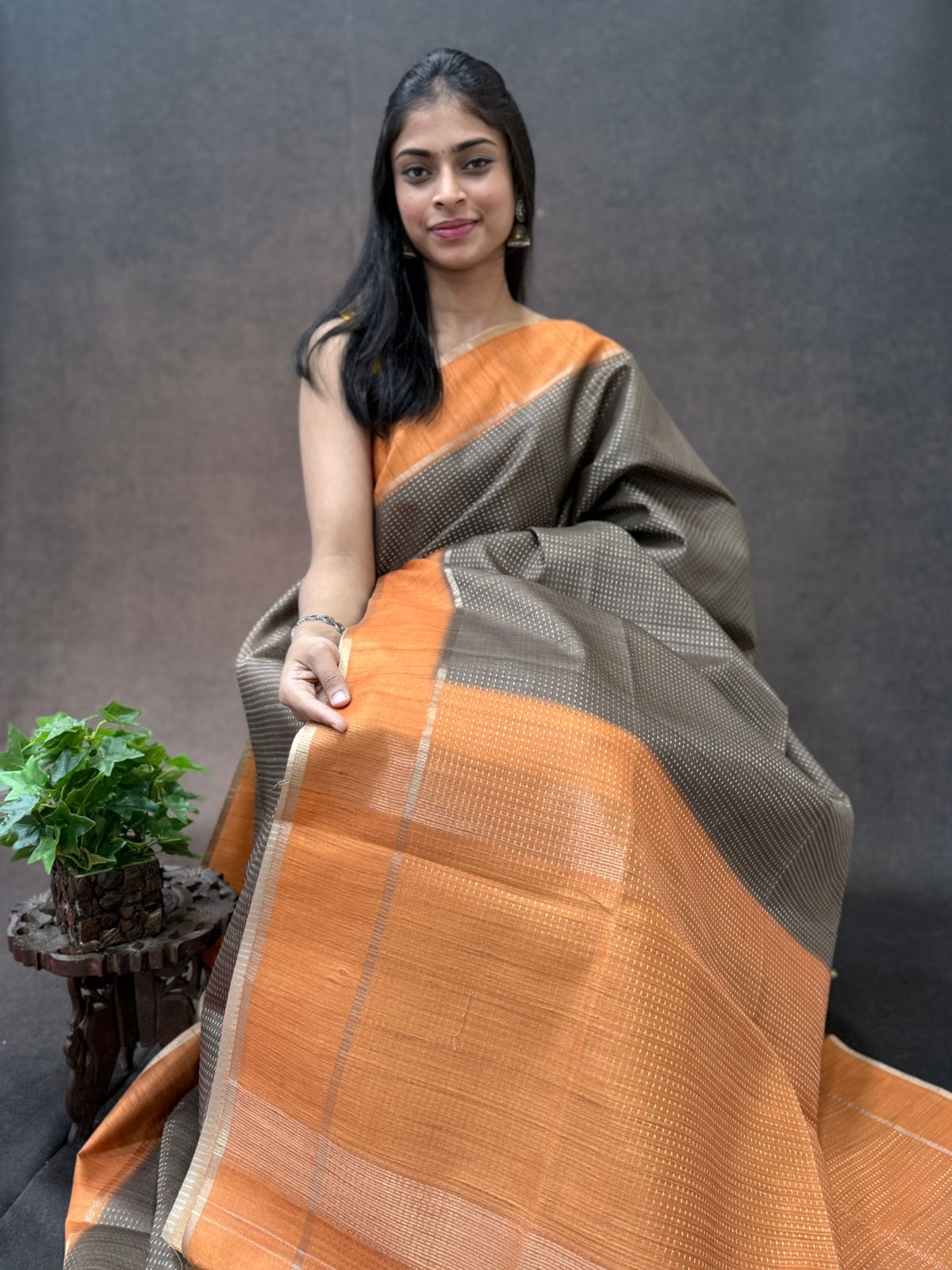 Jute Silk Saree