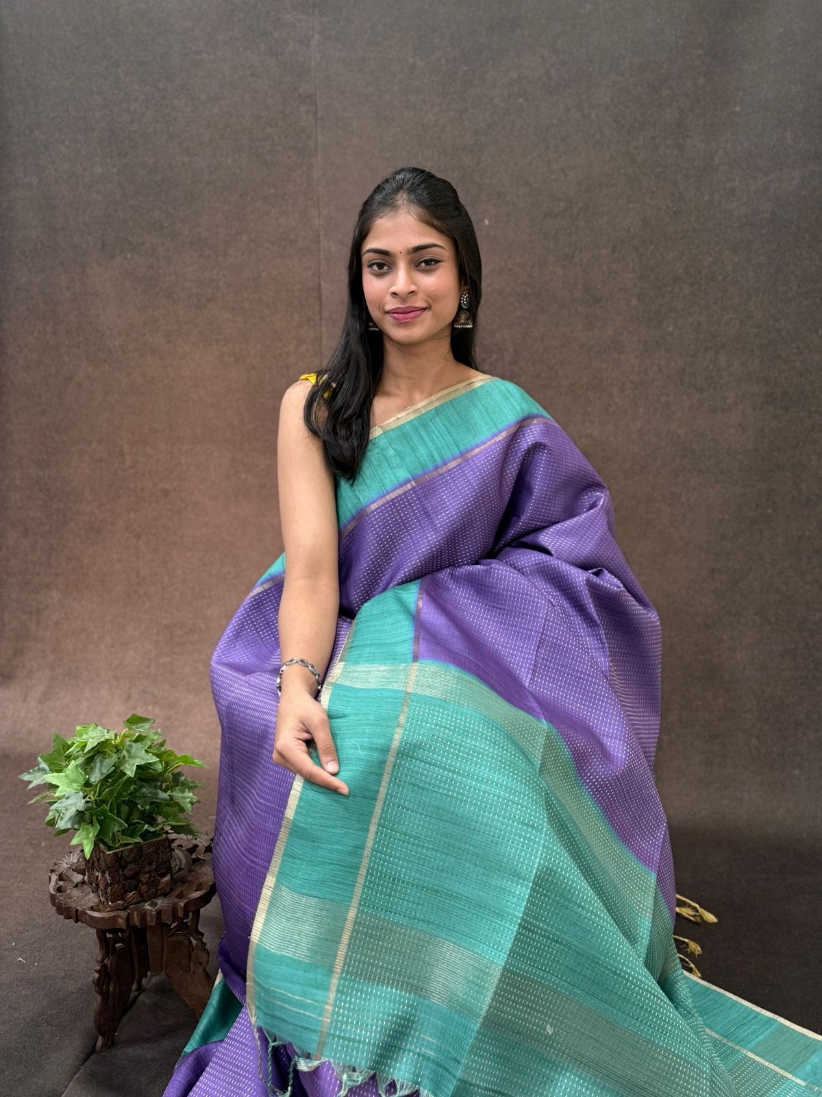 Jute Silk Saree
