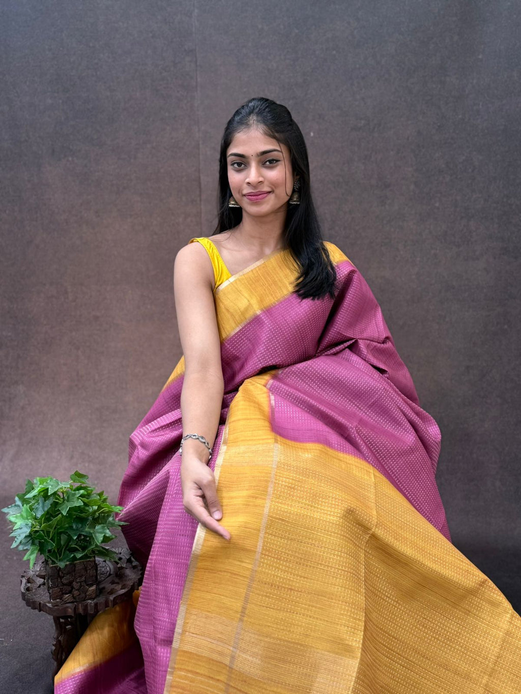 Jute Silk Saree