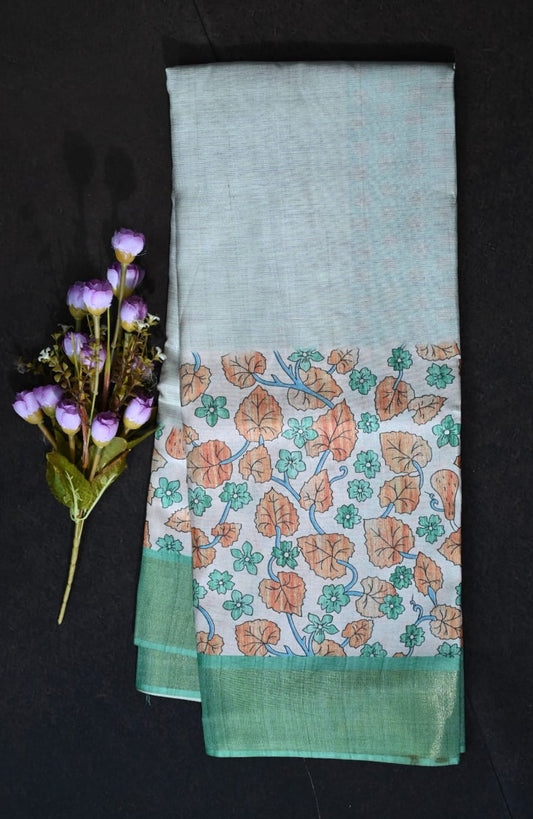 Korea Tussar Silk Sarees