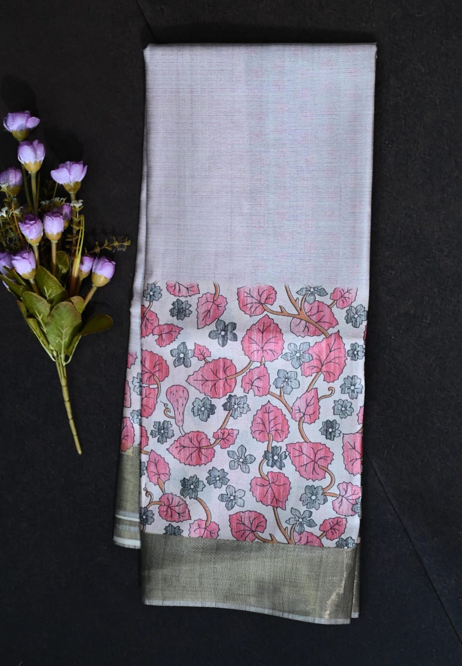 Korea Tussar Silk Sarees