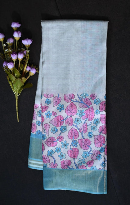 Korea Tussar Silk Sarees