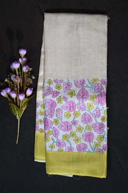 Korea Tussar Silk Sarees