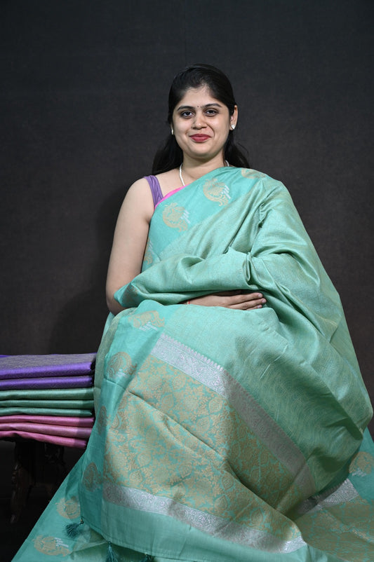 Fancy Tussar Silk Saree