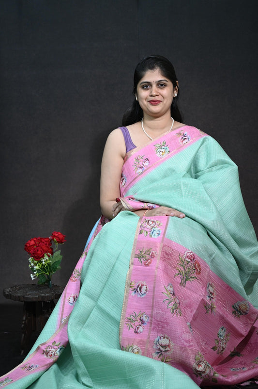 Ghicha Tussar Saree