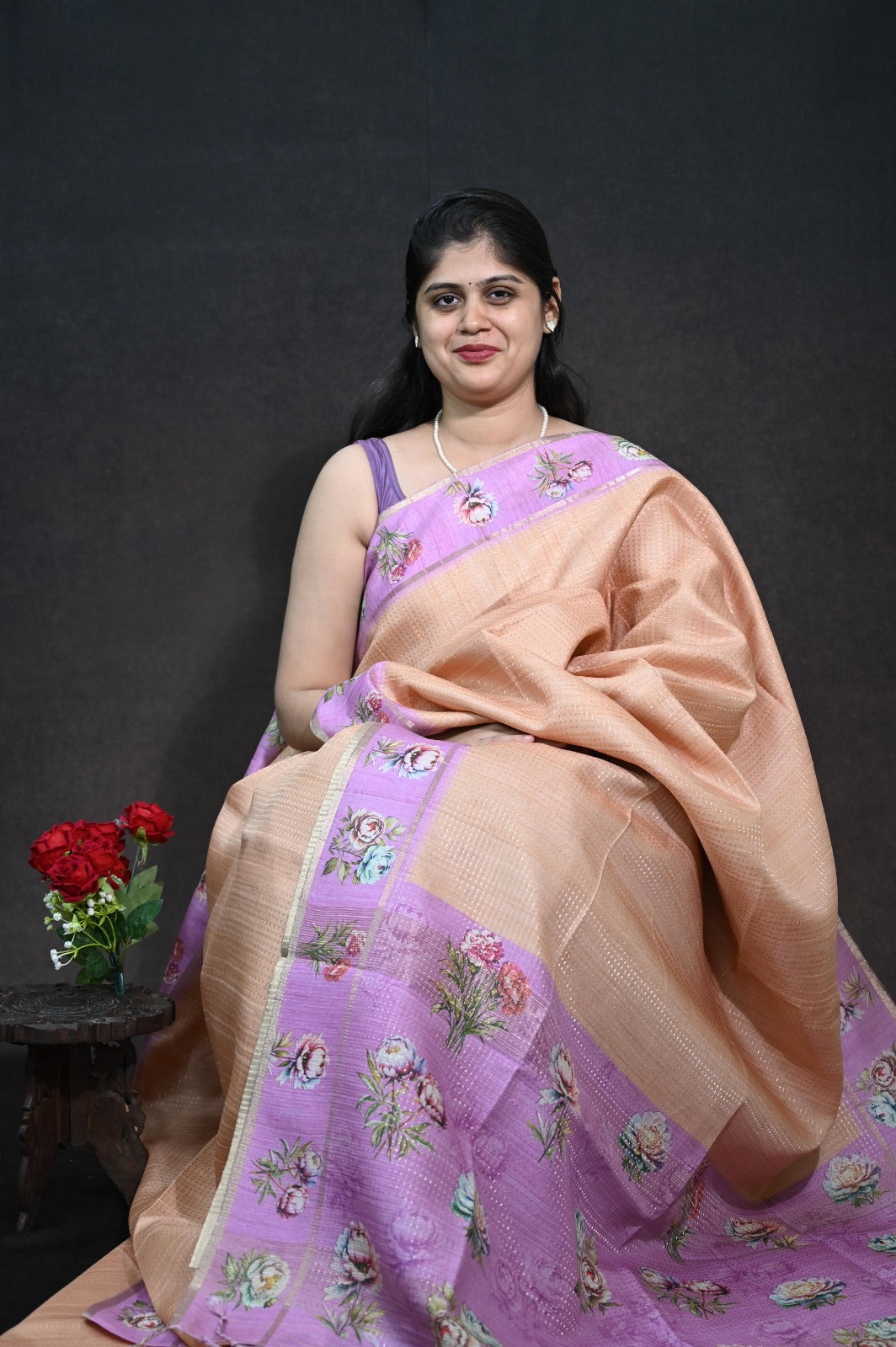 Ghicha Tussar Saree